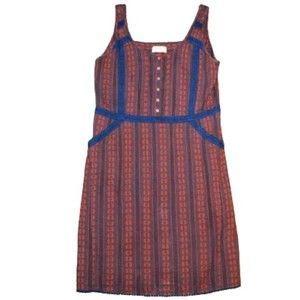 Wrap Designed in London Eyelet Embroidered Sleeveless Dress with pockets Size 4
